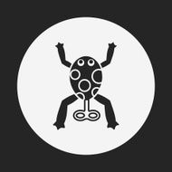 baby toy frog icon N4