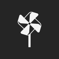 baby toy windmill icon N4