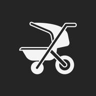 Baby carriages icon N14