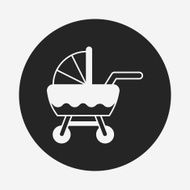 Baby carriages icon N17