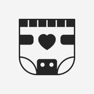 baby diaper icon N16
