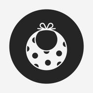 Baby bib icon N19
