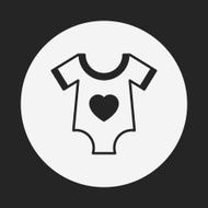 baby clothes icon N22