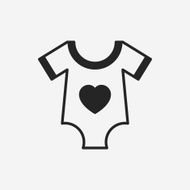 baby clothes icon N23