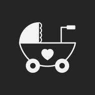 Baby carriages icon N26