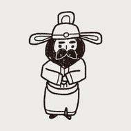 Chinese man doodle N5
