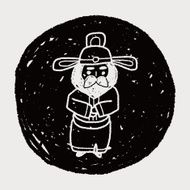 Chinese man doodle N11