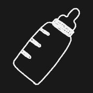 doodle baby milk bottle N4