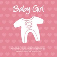 Baby girl card