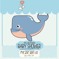 Baby shower card design N14