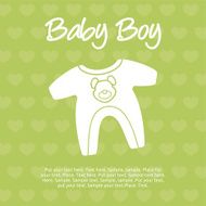 Baby boy card