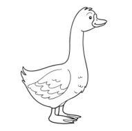 Coloring book (goose) N2