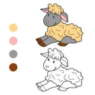 Coloring book (sheep) N2