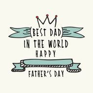 Greeting or invitation card for Father&#039;s Day celebration