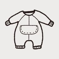 baby clothes doodle N15
