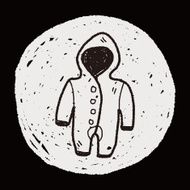 baby clothes doodle N22