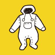 baby clothes doodle N34