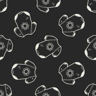 baby clothes doodle seamless pattern background N6