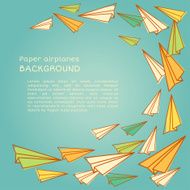 Frame design with airplanes