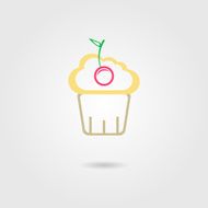 cake with cherry