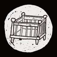 baby bed doodle N10