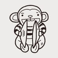 monkey toy doodle N2