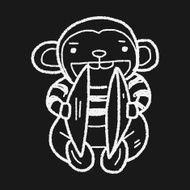 monkey toy doodle N3
