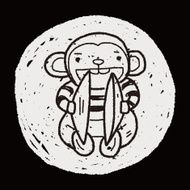 monkey toy doodle N4