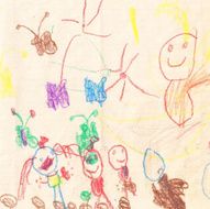 Abstract Children Drawing N3
