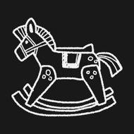 rocking horse doodle N3