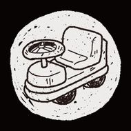 toy cart doodle N11