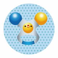 baby toy rattle theme elements N19