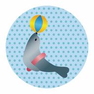 baby toy seadog doll theme elements N3
