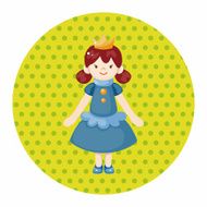 Royal theme princess elements vector eps N9