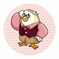 animal worker cartoon theme elements N38