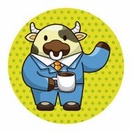 animal worker cartoon theme elements N41