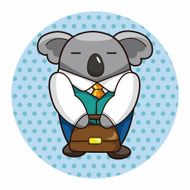 animal worker cartoon theme elements N43