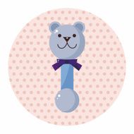 Baby rattle theme elements N39