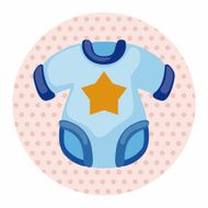 Baby clothes theme elements N47