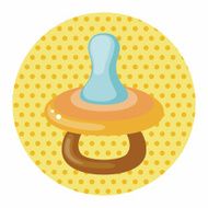 Baby pacifiers theme elements N27