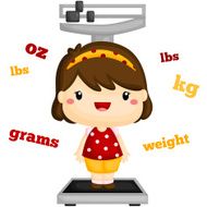 Girl Weighing