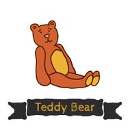 teddy bear sitting soft toy decoration for children&#039;s themes
