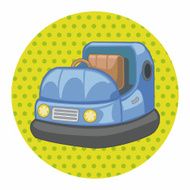 playground bumper car theme elements N2