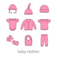 Baby fashion clothing fashion vector shirt illustration design wear N3