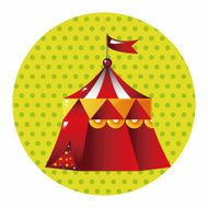playground circus tent theme elements vector eps N3