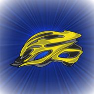Yellow Bike Helmet