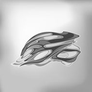 Grey Bike Helmet