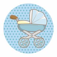 Baby carriages theme elements N51