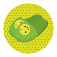 Baby supplies slippers theme elements N10