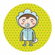 person character baby theme elements N35